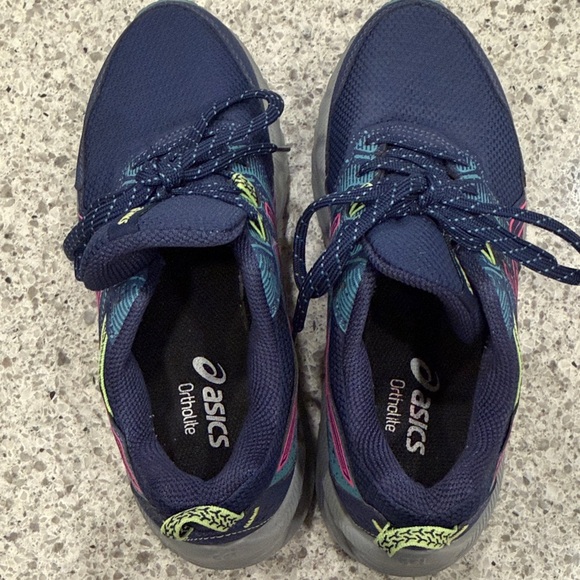 ASICS Gel-Venture 9 Deep Ocean (Blue) and Hot Pink Women’s Running Shoes Sz 5.5 - Picture 7 of 8